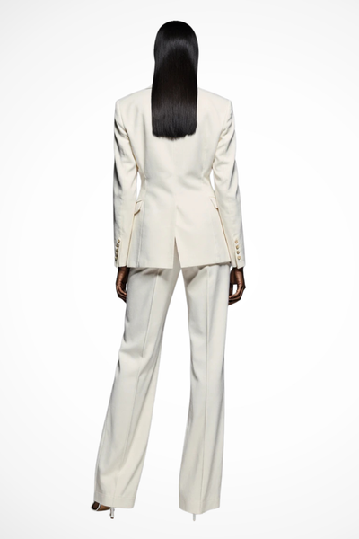 Liora | Women’s Elegant Blazer and Wide Leg Trousers Set