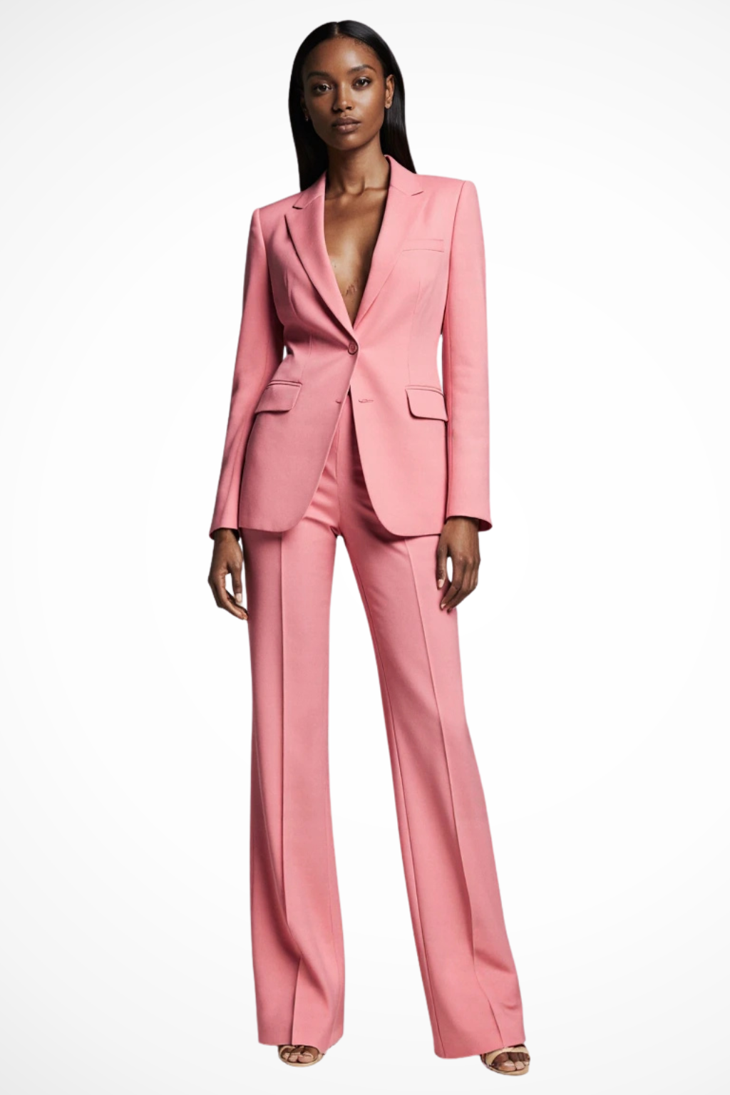 Liora | Women’s Elegant Blazer and Wide Leg Trousers Set