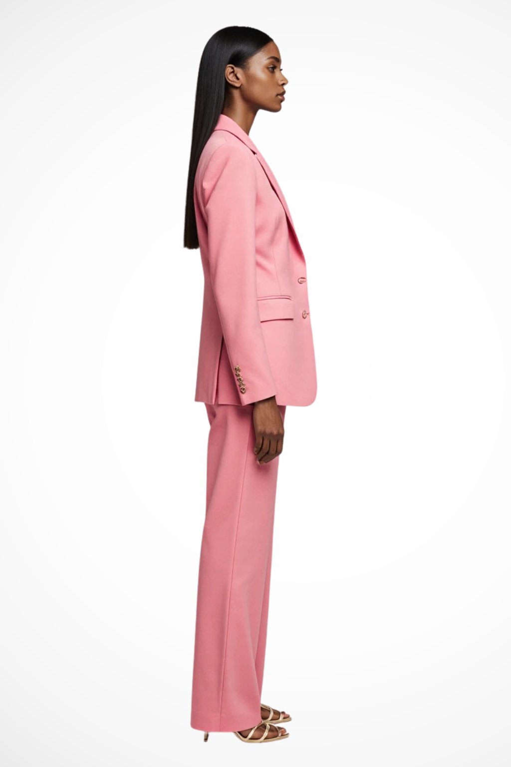 Liora | Women’s Elegant Blazer and Wide Leg Trousers Set