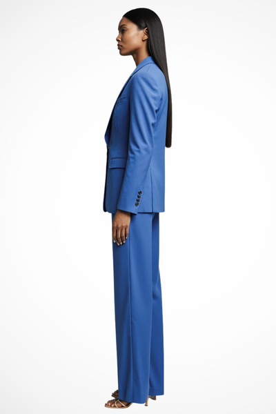 Liora | Women’s Elegant Blazer and Wide Leg Trousers Set