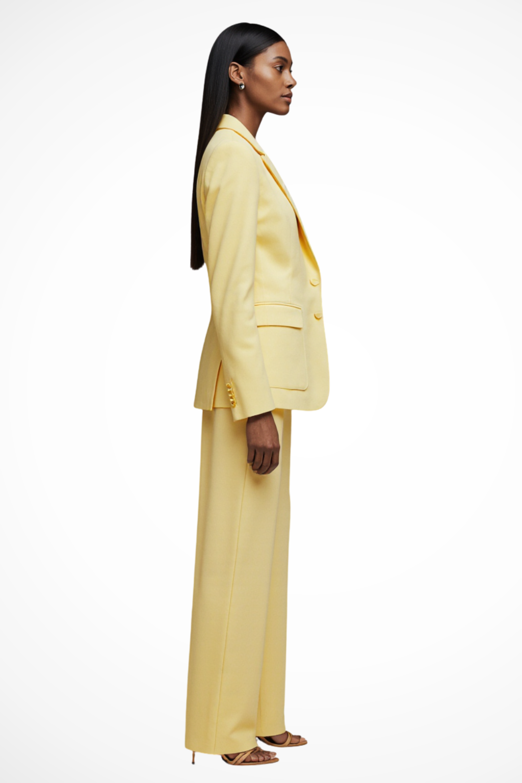 Liora | Women’s Elegant Blazer and Wide Leg Trousers Set